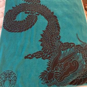 Beach towel reversible